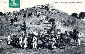82- Regiment d'Afrique - Artillerie de montagne